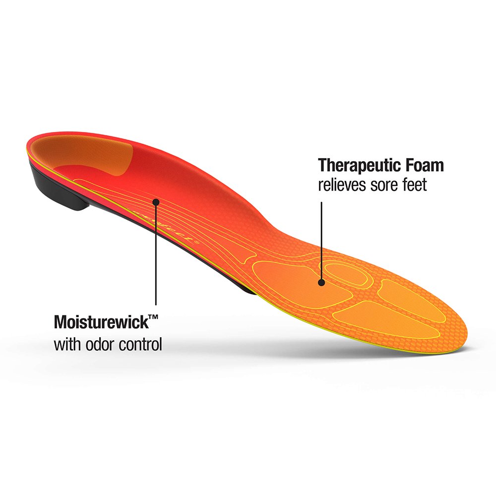 Superfeet TTF Run PAIN Relief U Orange insoles