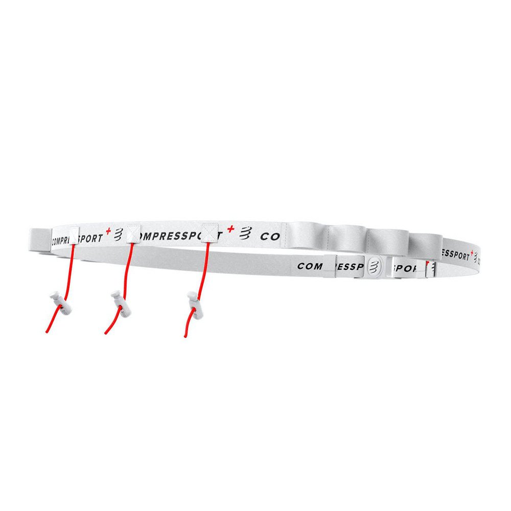 Compressport Race Belt U White