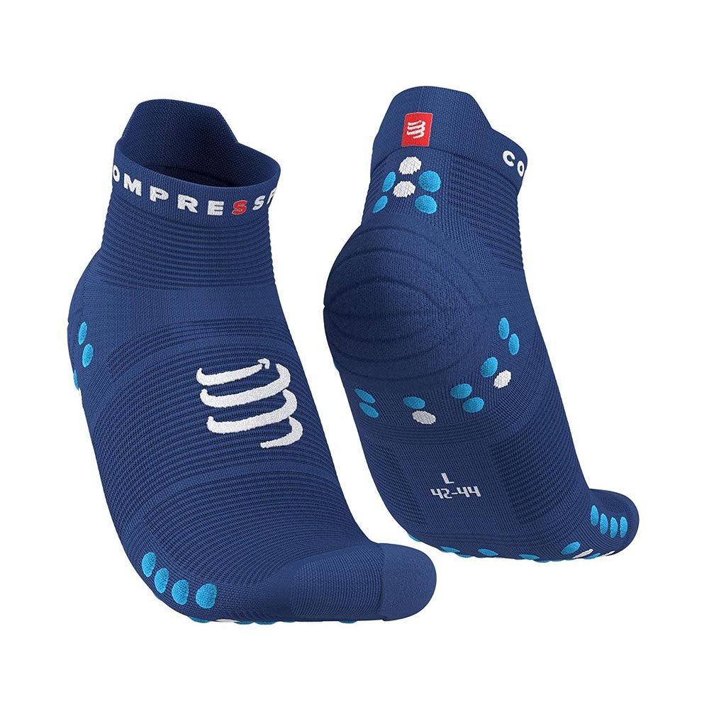 Compressport Pro Racing Socks v4.0 Run Low U Blue