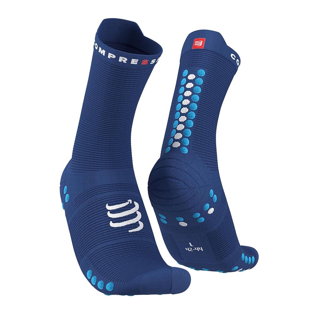Compressport Pro Racing Socks v4.0 Run High U Blue