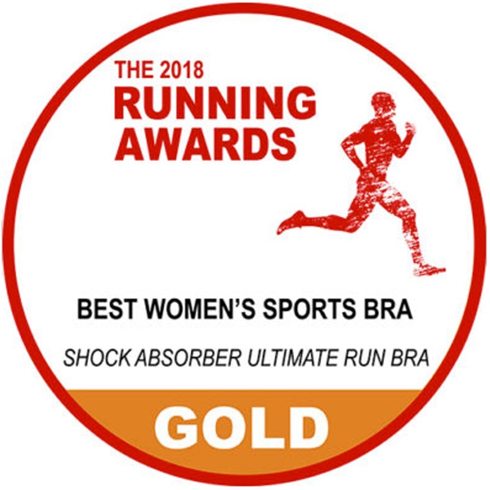 Shock Absorber Run Black Sutien argintiu în negru