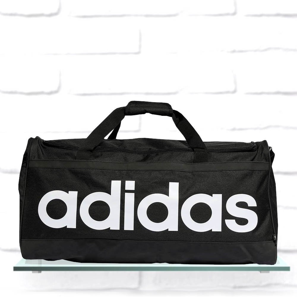 LINEAR DUFFEL L BLACK/WHITE