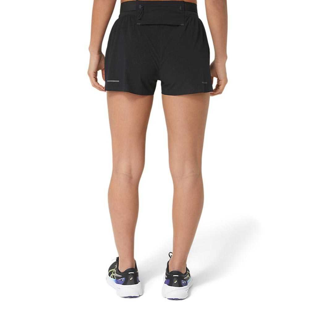 Pantaloni scurți Asics Metarun Split în negru