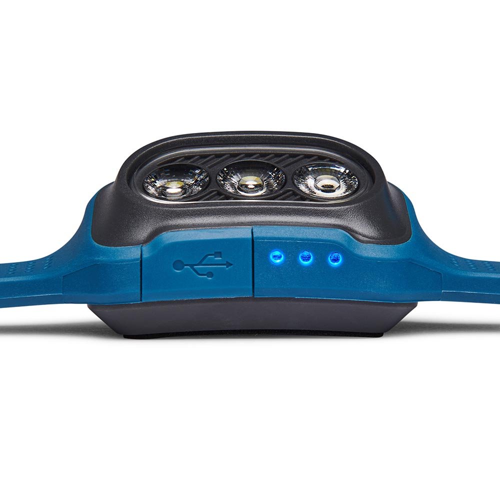 Black Diamond Deploy Far Light Run Light Albastru și alb