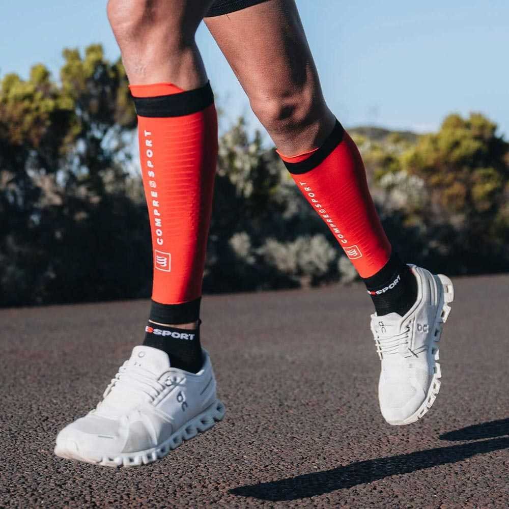 Compressport R2 3.0 Calf Sleeves U Red
