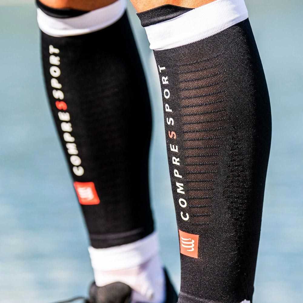 Maneci Compressport R2 3.0 Calf U Negru