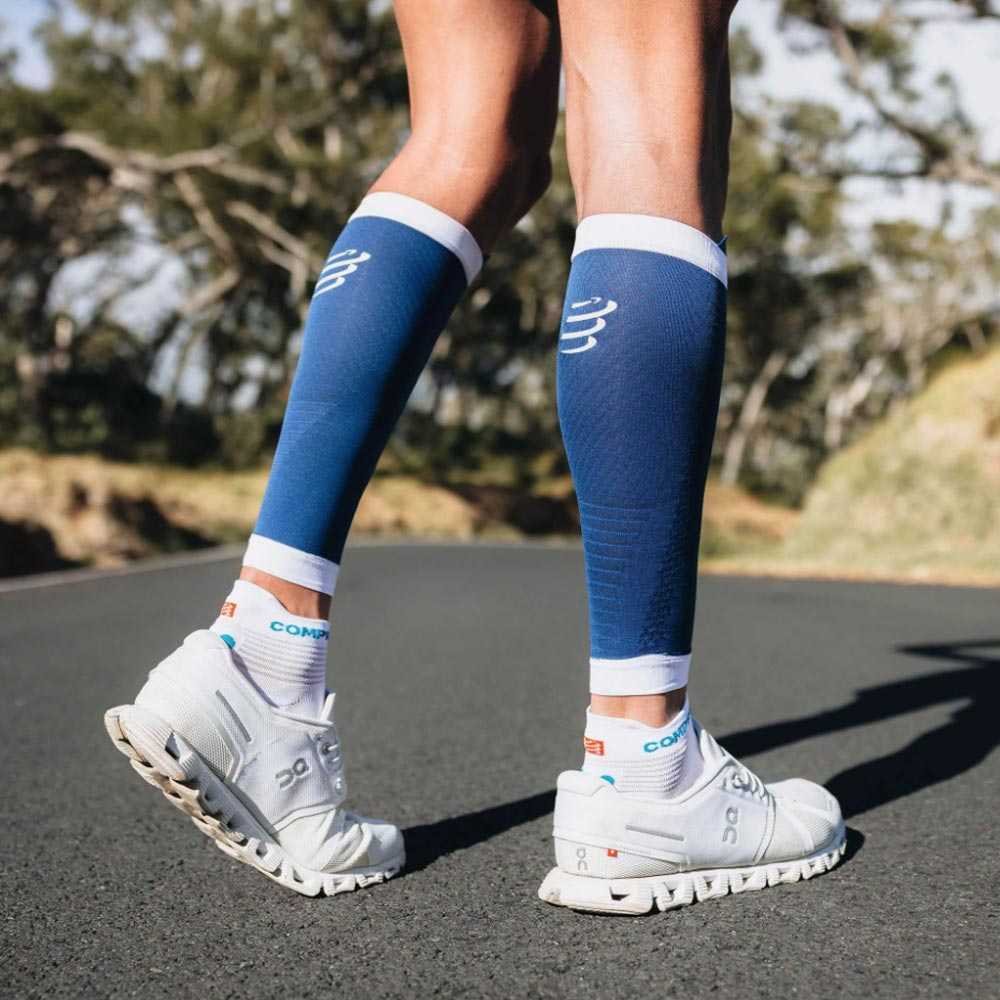 Maneci pentru gambe Compressport R2 3.0 U Albastru