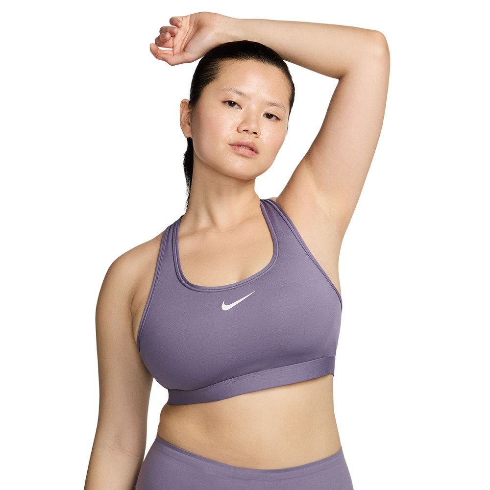 Sutien Nike Swoosh Medium Support pentru femei, violet