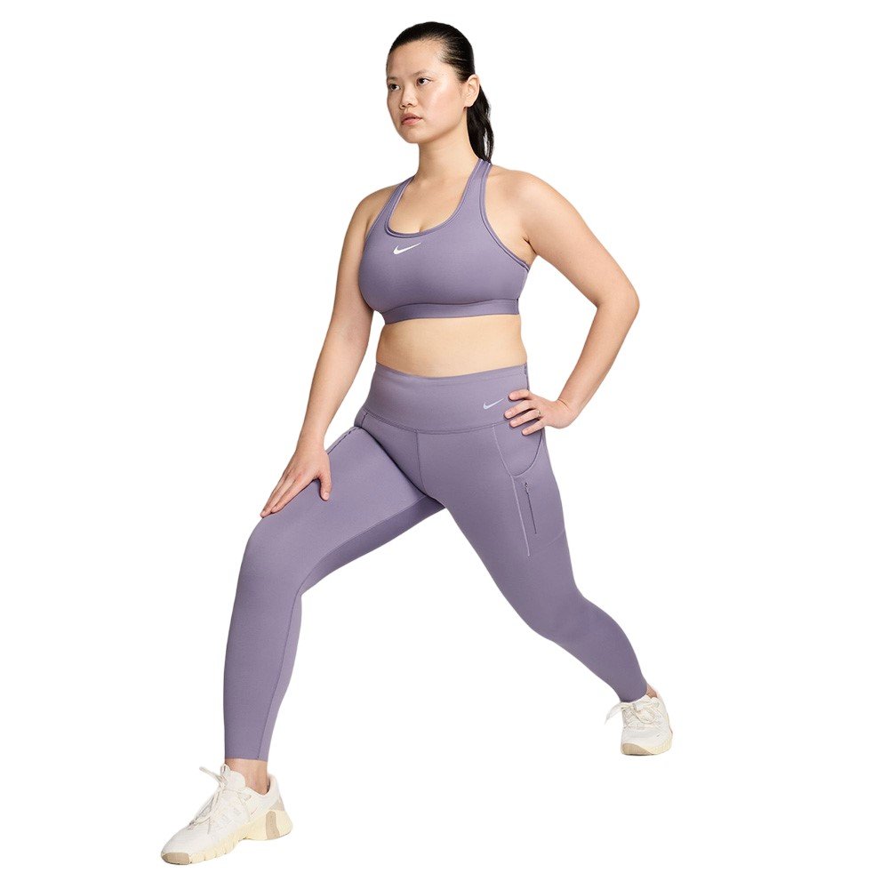 Sutien Nike Swoosh Medium Support pentru femei, violet