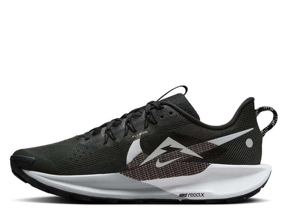 Nike ReactX Pegasus Trail 5 M Shoes Black and White