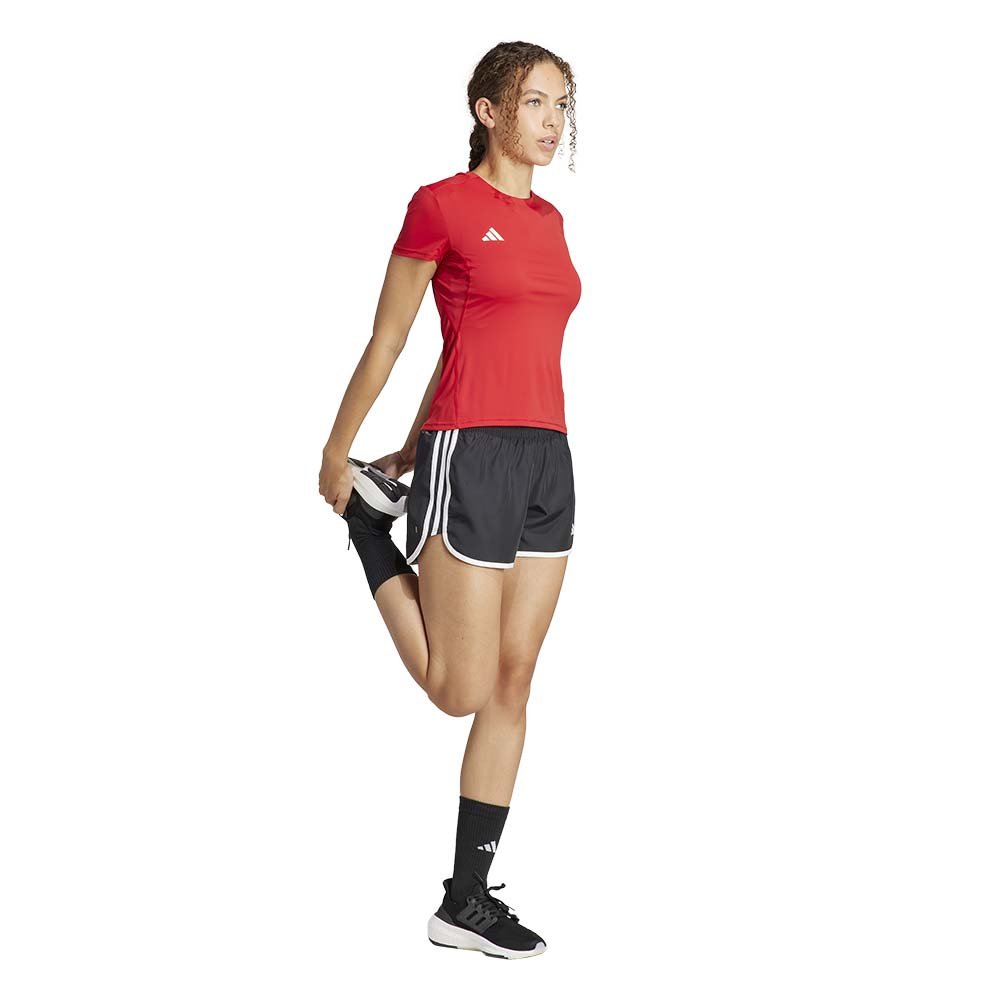 Koszulka adidas Adizero Tee W Czerwona