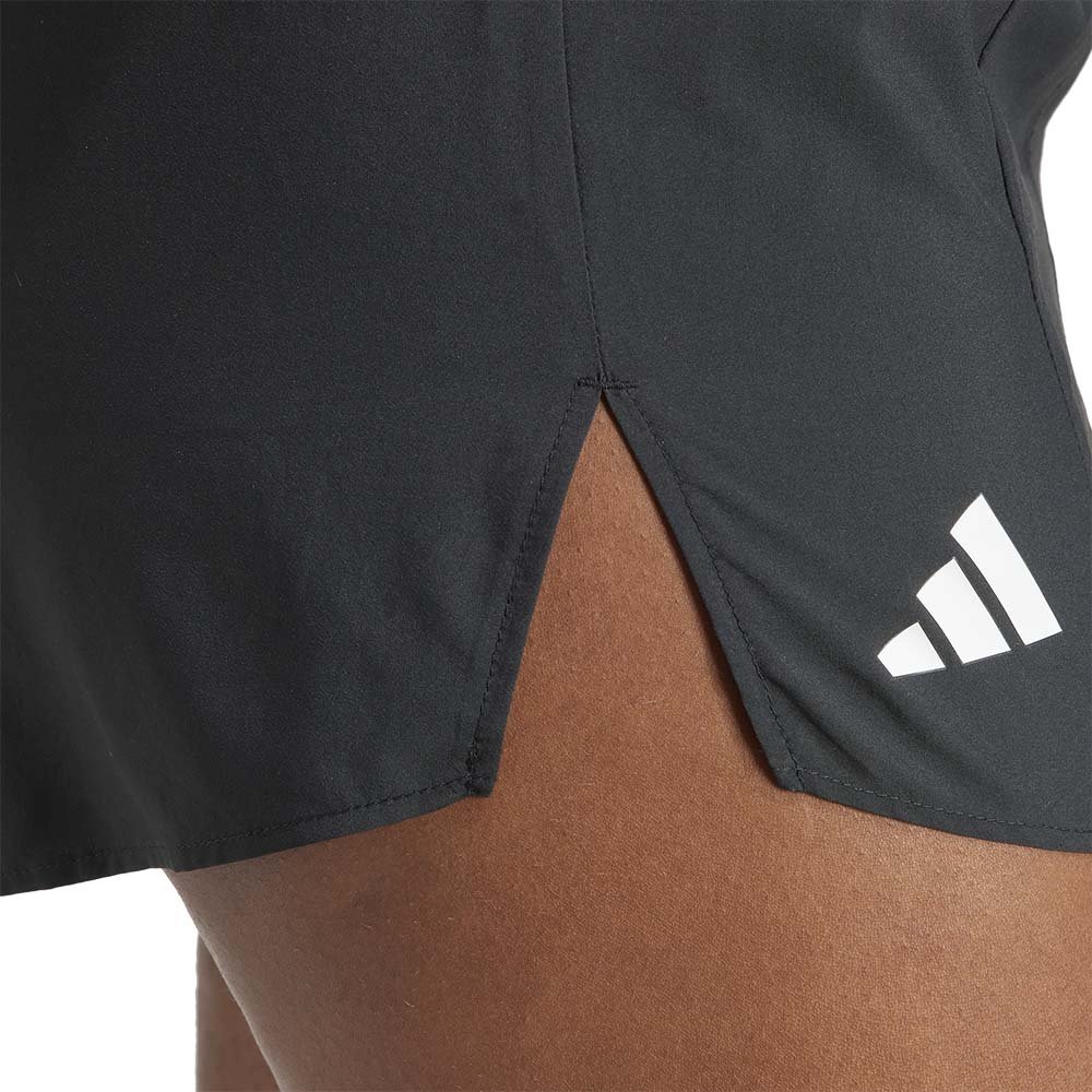 adidas Adizero Essentials Split Shorts In Black