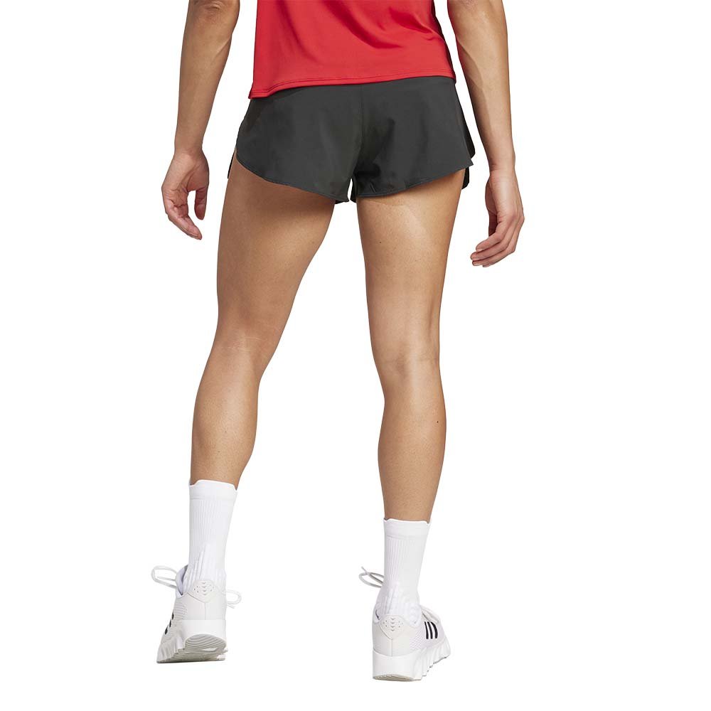 adidas Adizero Essentials Split Shorts In Black