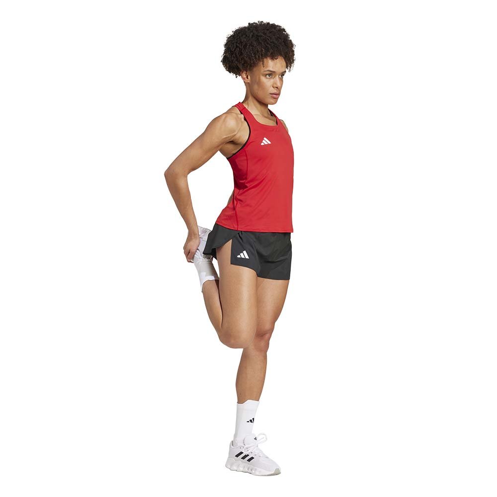 adidas Adizero Essentials Split Shorts In Black