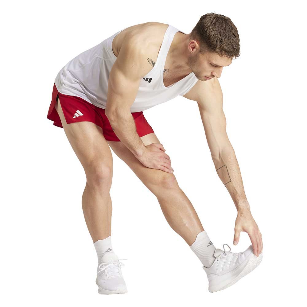 Tricou adidas Adizero Tank Essentials M Alb