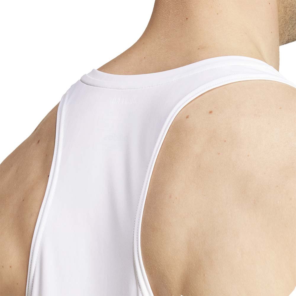 Tricou adidas Adizero Tank Essentials M Alb