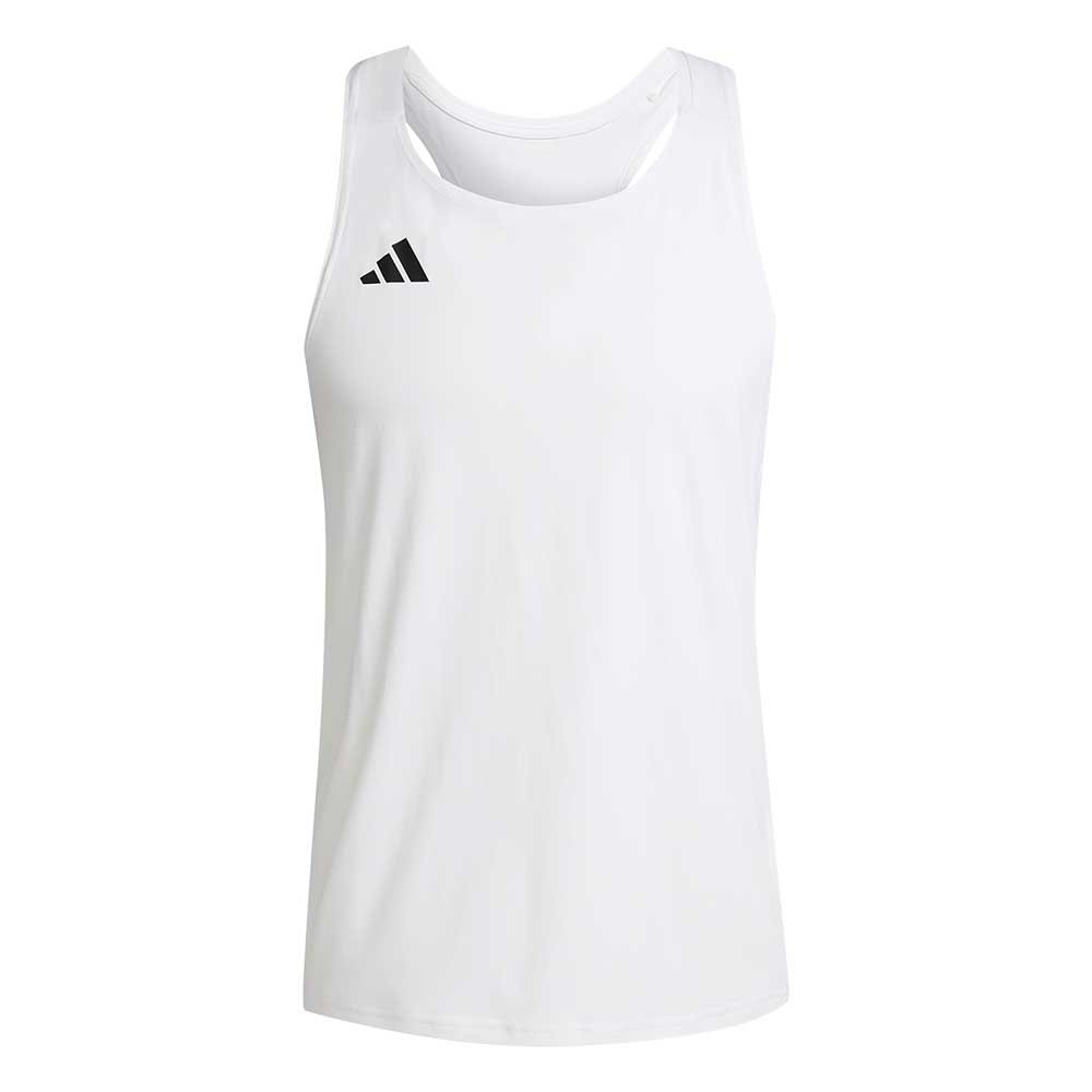 Tricou adidas Adizero Tank Essentials M Alb