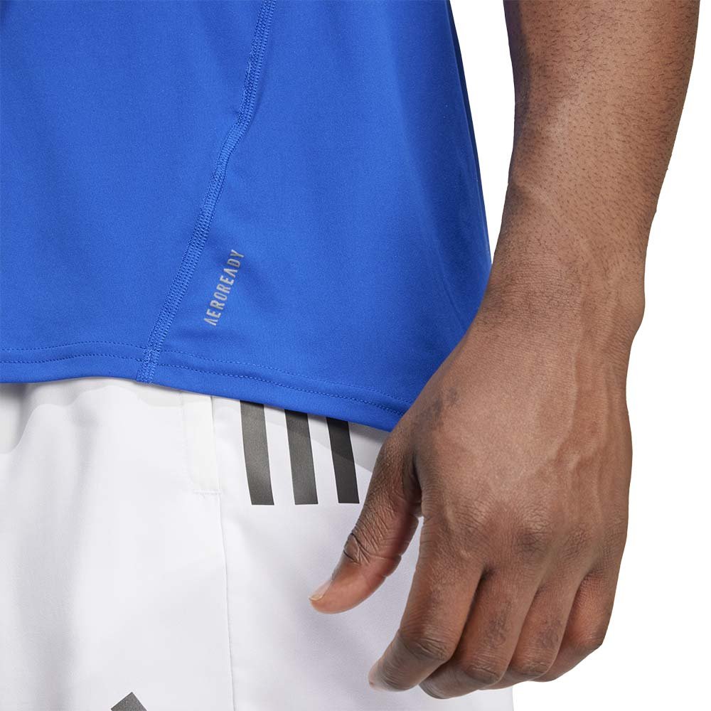 Koszulka adidas Adizero Tank Essentials M Niebieska