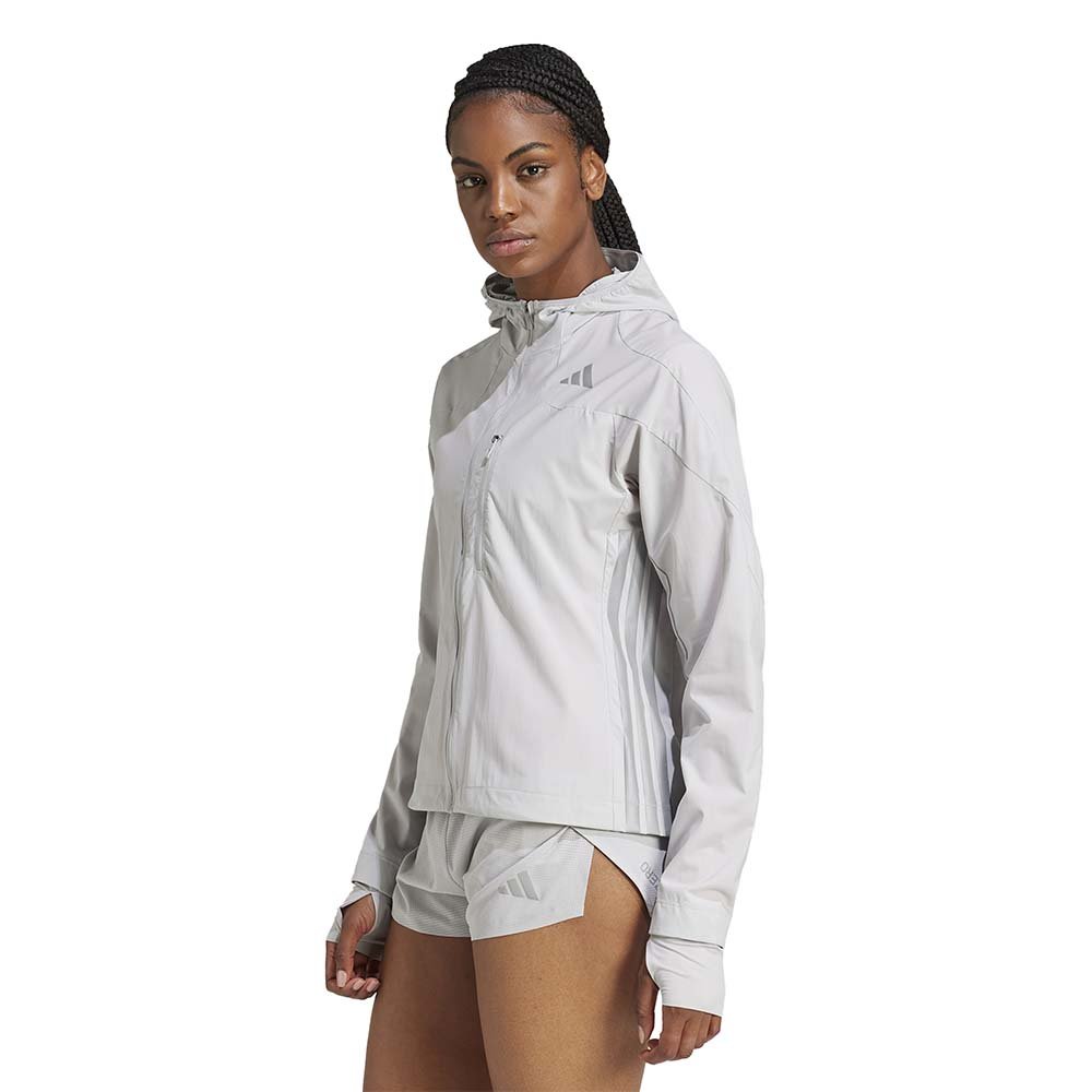 adidas Adizero Running Ekiden Jacket W White