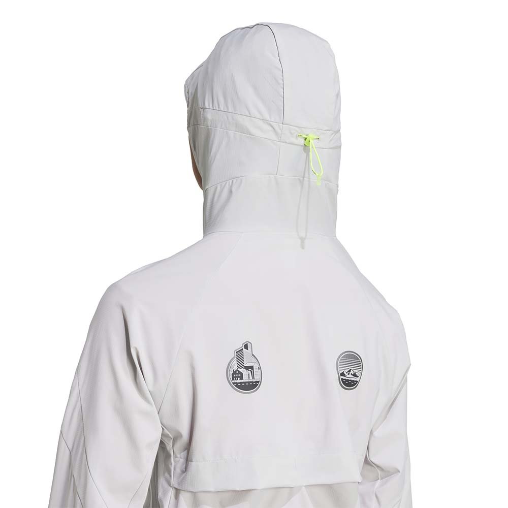 adidas Adizero Running Ekiden Jacket W White