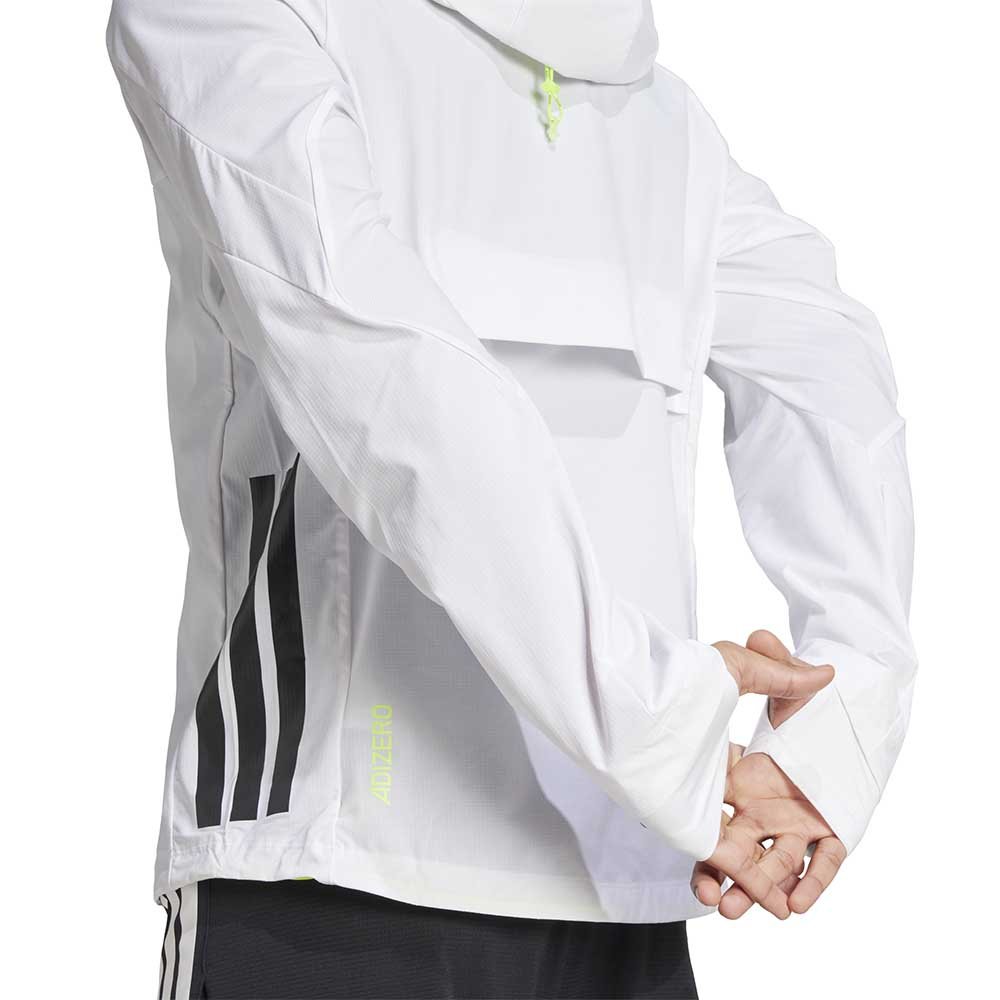 Kurtka adidas Adizero Running Jacket M Biało-Czarna