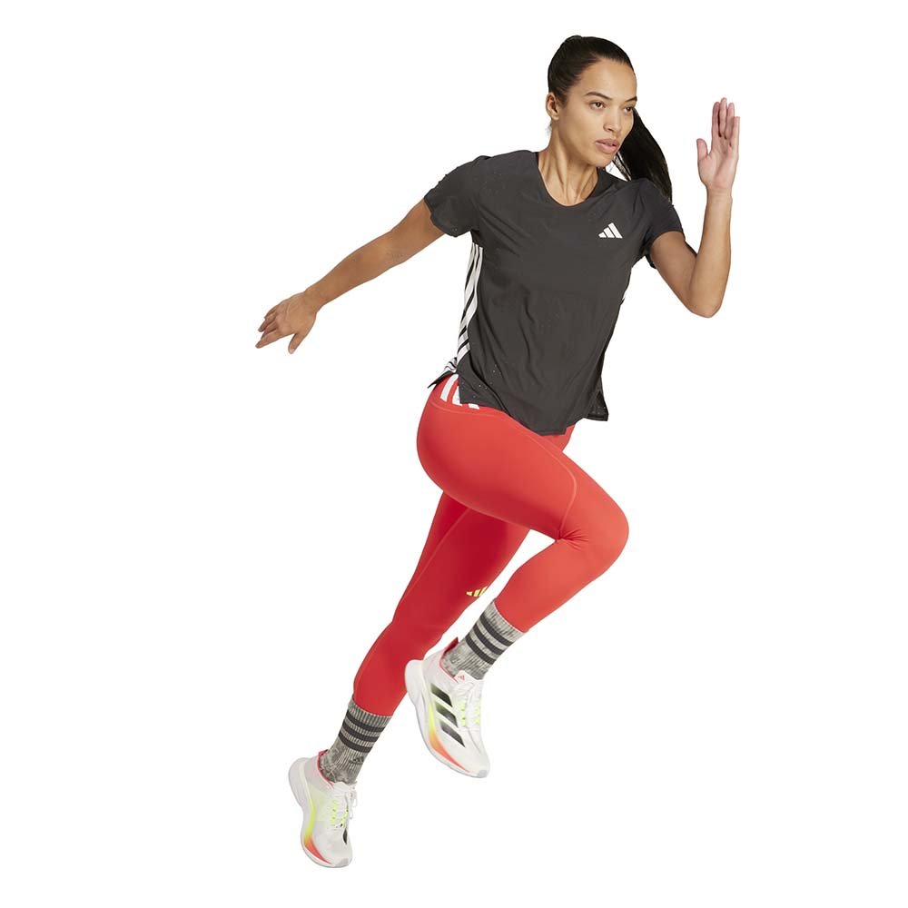 Koszulka adidas Adizero Tee W Czarno-Biała