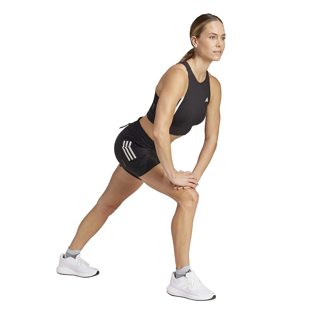 adidas Own The Run Climacool 2 in 1 Shorts W Black and White