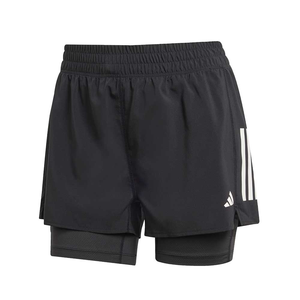 adidas Own The Run Climacool 2 in 1 Shorts W Black and White