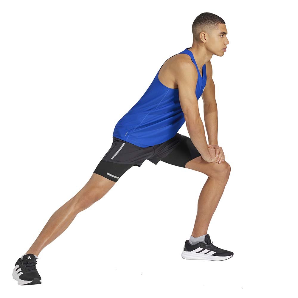 Tricou adidas Own The Run Singlet M Blue