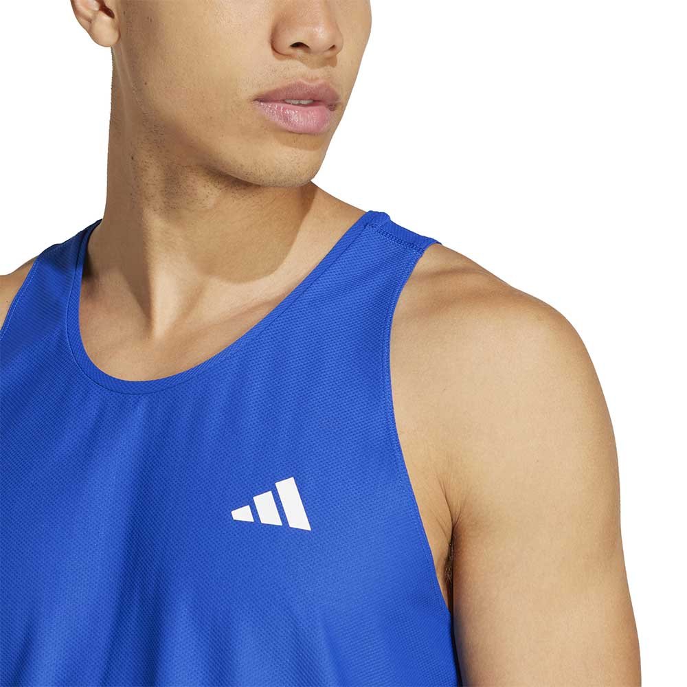 Tricou adidas Own The Run Singlet M Blue