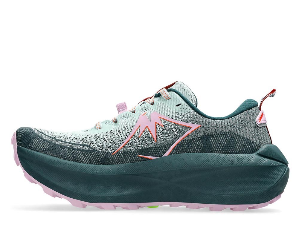 Pantofi sport Asics Trabuco Max 4 W verde-portocaliu