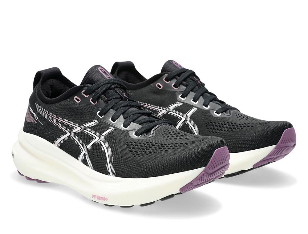 Asics Kayano 31 W Black and Purple Shoes