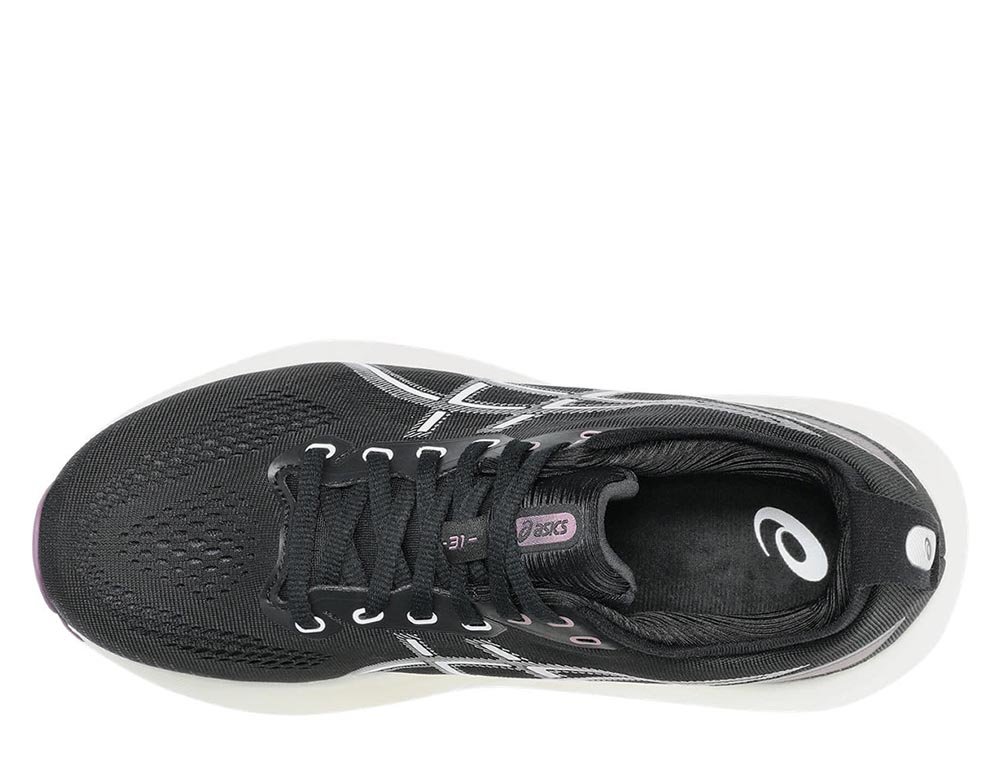 Asics Kayano 31 W Black and Purple Shoes