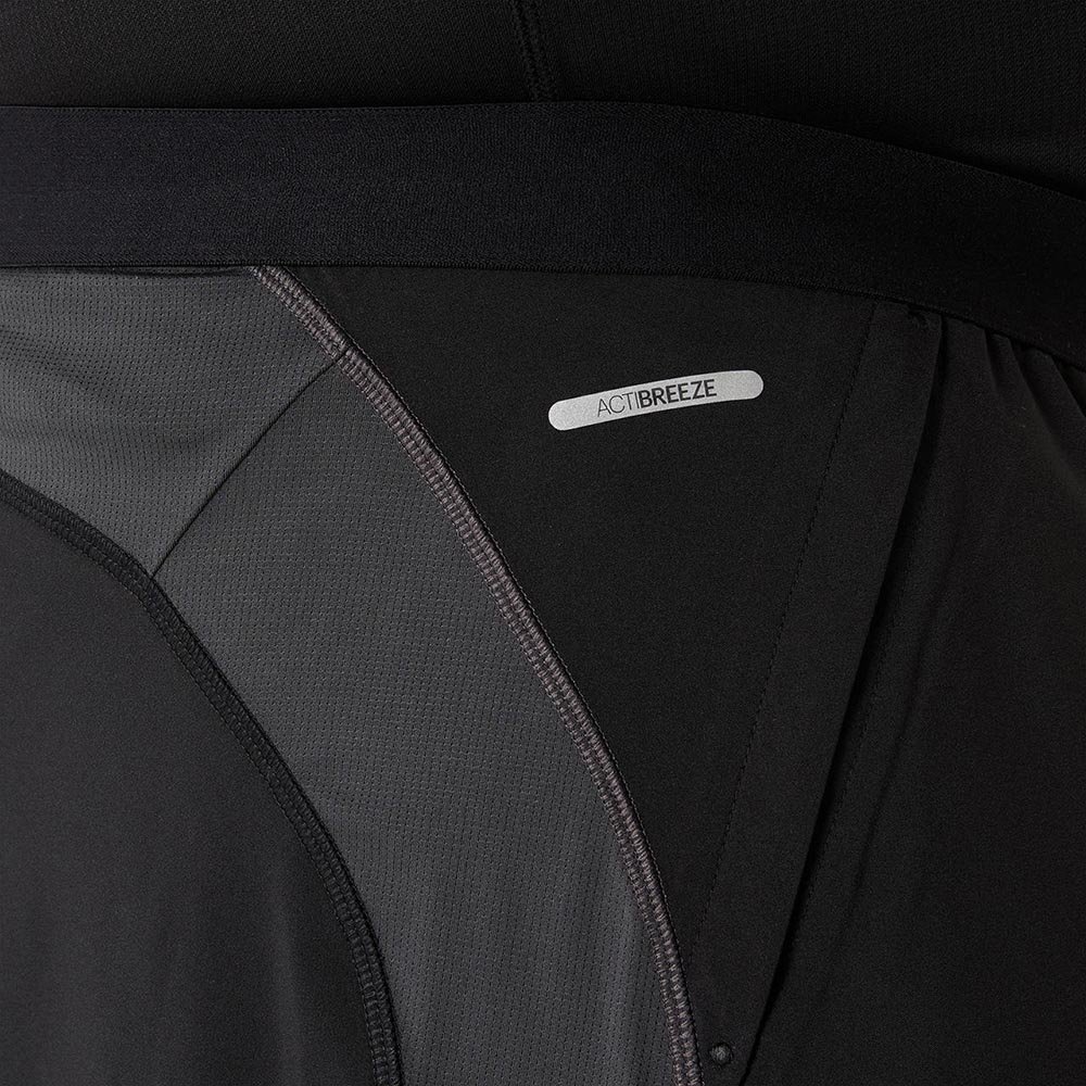 Pantaloni scurți Asics Road 2In1 5In M Negri