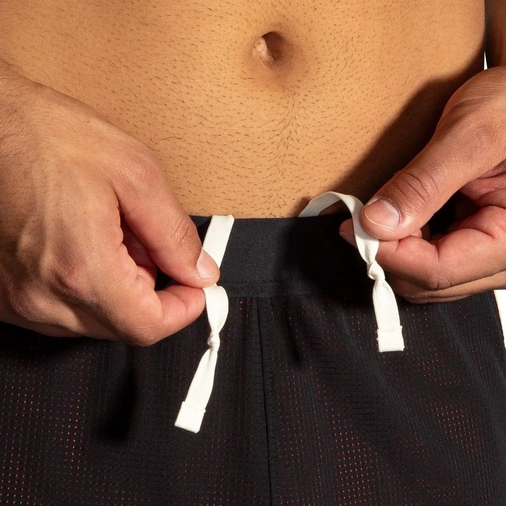 Scurt Brooks Run Visible 4 2in1 2.0 M Negru și Portocaliu