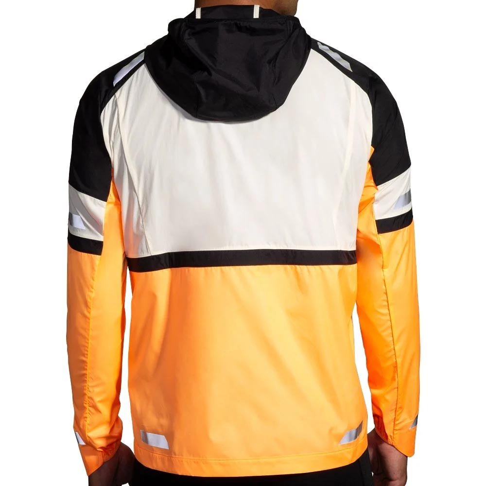 Brooks Run Visible Jacket 2.0 M White/Orange