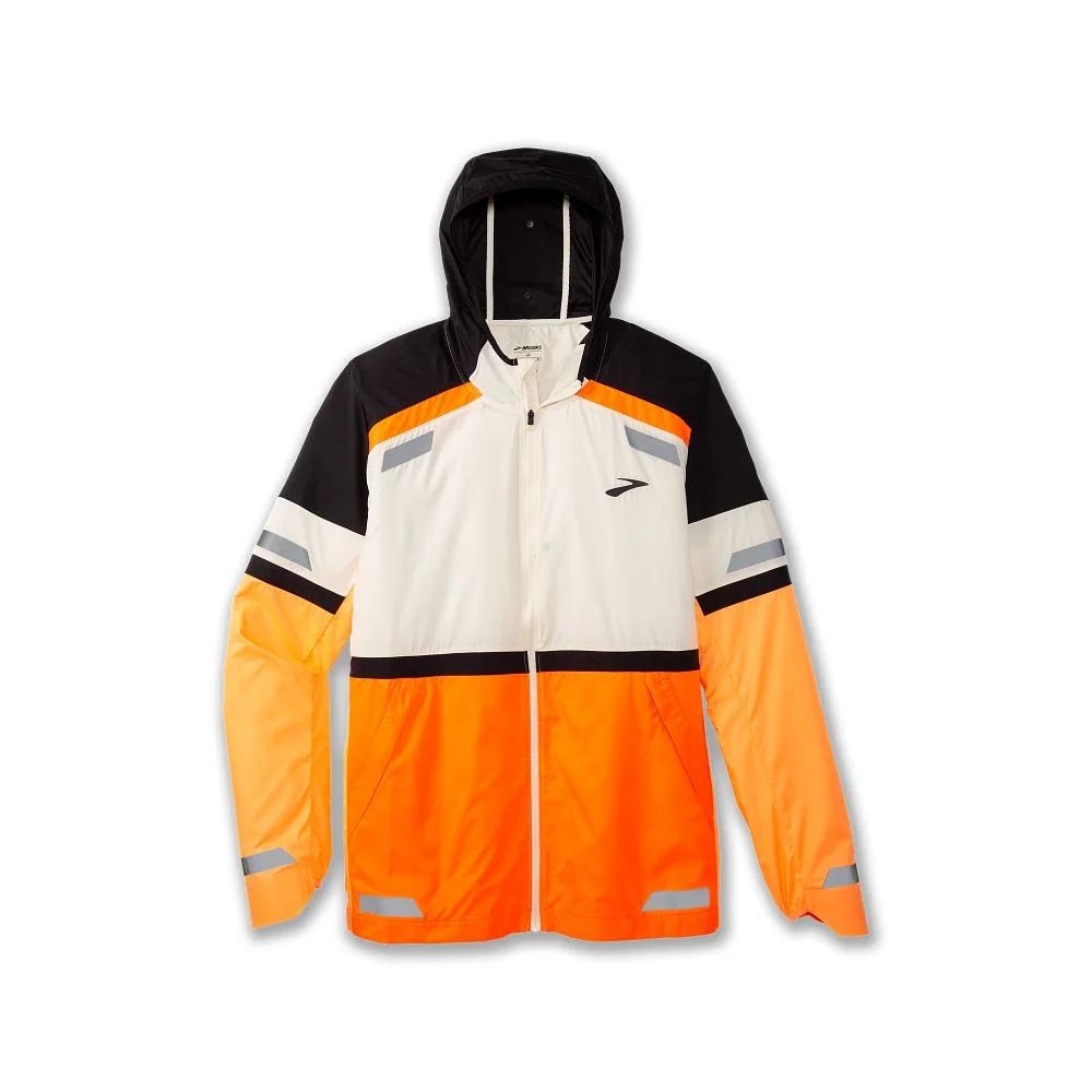 Brooks Run Visible Jacket 2.0 M White/Orange