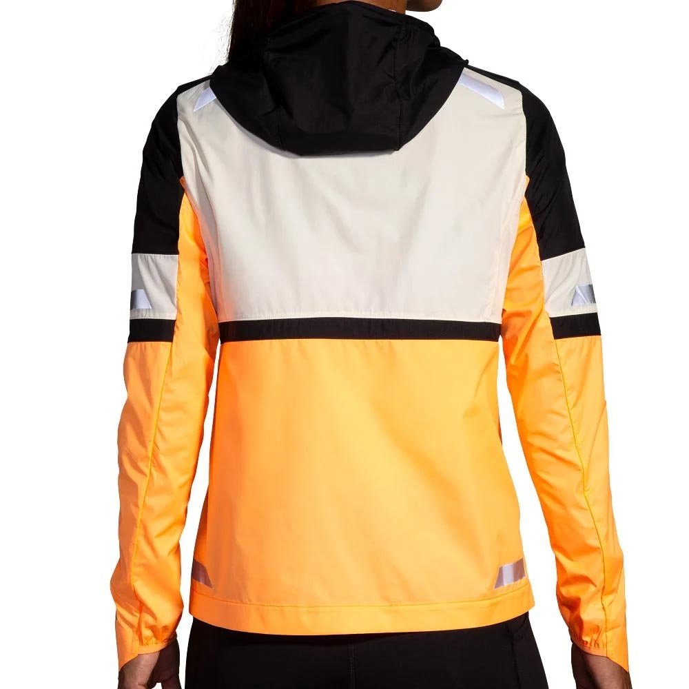 Brooks Run Visible Jacket 2.0 W White/Orange