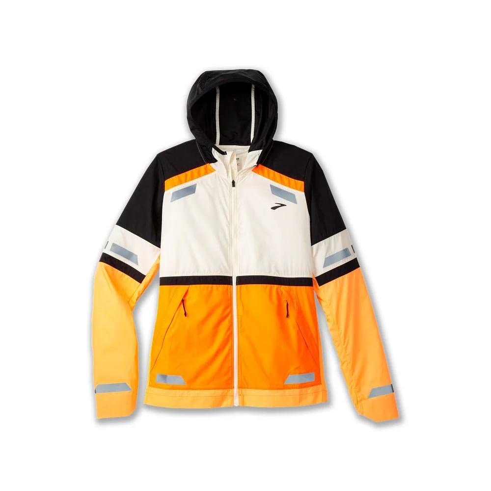Brooks Run Visible Jacket 2.0 W White/Orange