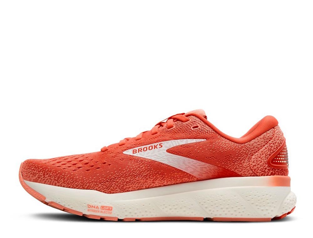 Brooks Ghost 16 W Orange/White Shoes