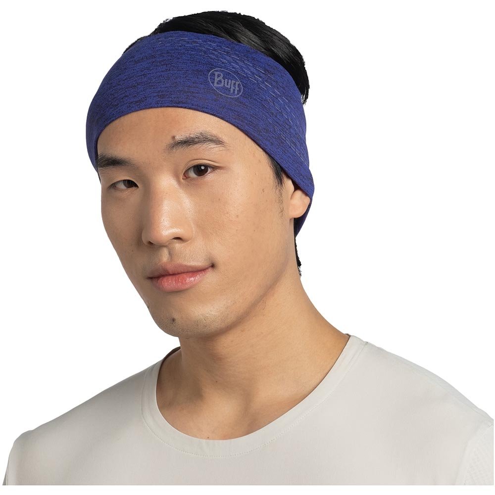 Banda pentru cap Buff Dryflx Solid Ultramarine U Bleumarin