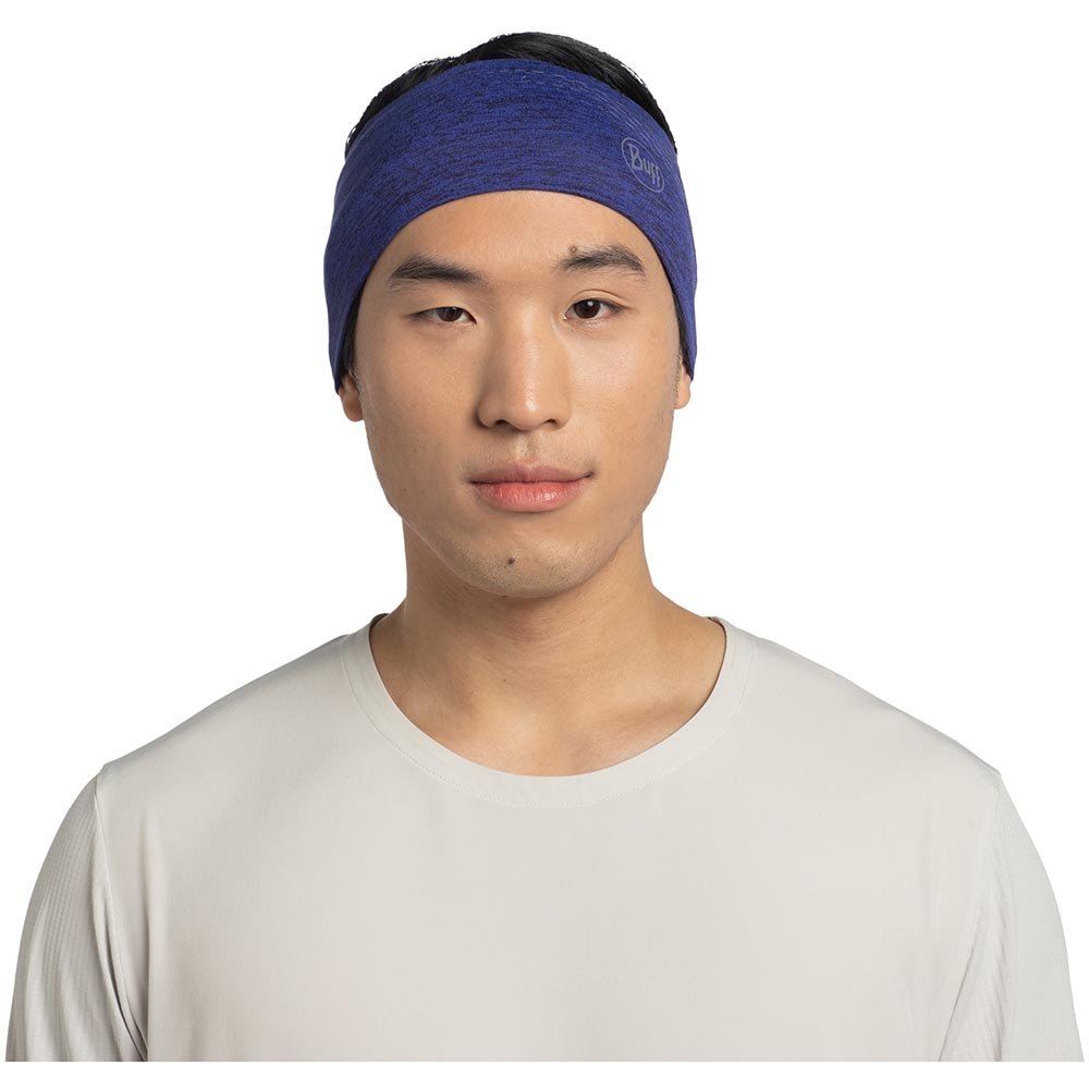 Banda pentru cap Buff Dryflx Solid Ultramarine U Bleumarin