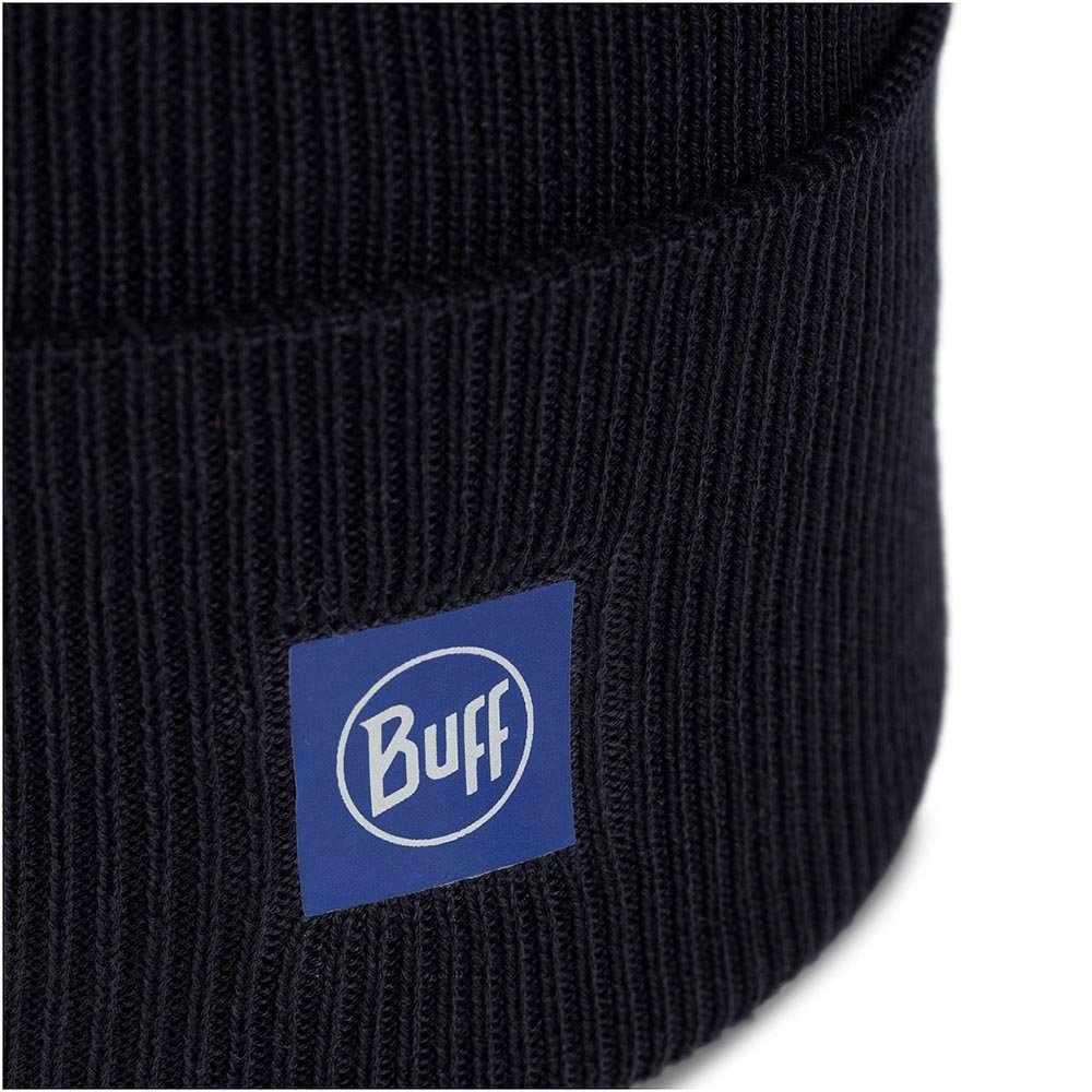 Czapka Buff Crossknit Beanie Solid Night Blue U Granatowa