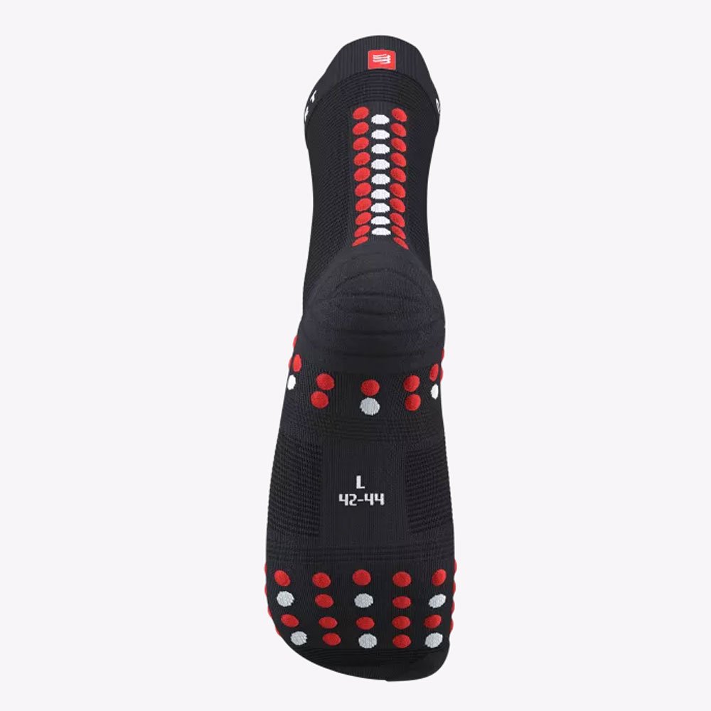 Sosete Compressport Pro Racing v4.0 U Negru și Roșu