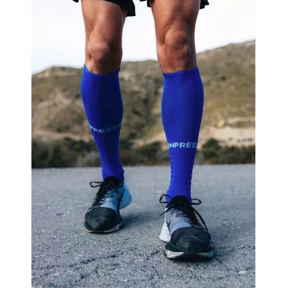 Sosete Compressport Full Socks Run U Blue de compresie
