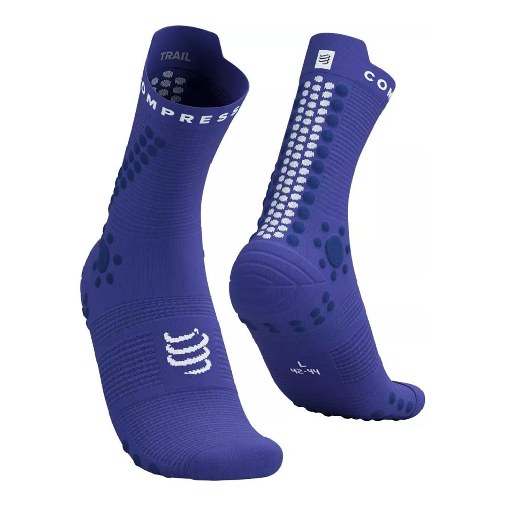 Sosete Compressport Pro Racing V4.0 Trail U Albastru