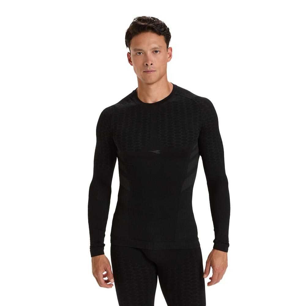 Tricou cu mânecă lungă Diadora ACT M Negru