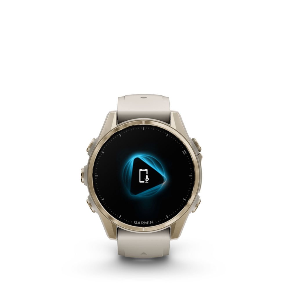 Zegarek Garmin Fenix 8 Amoled Sapphire Soft Gold (43mm) Szaro-Złoty