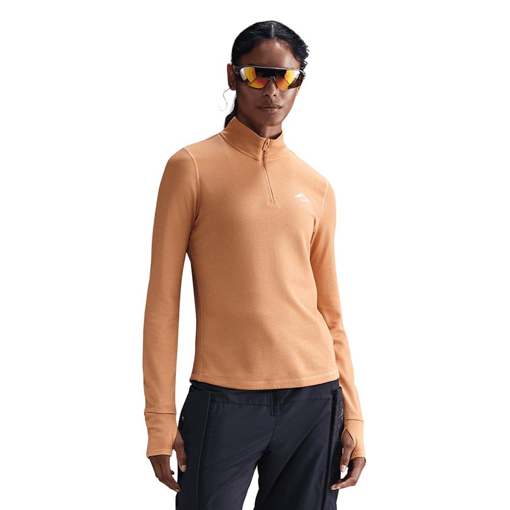 Hanorac Nike Trail Dri-FIT Midlayer W Portocaliu