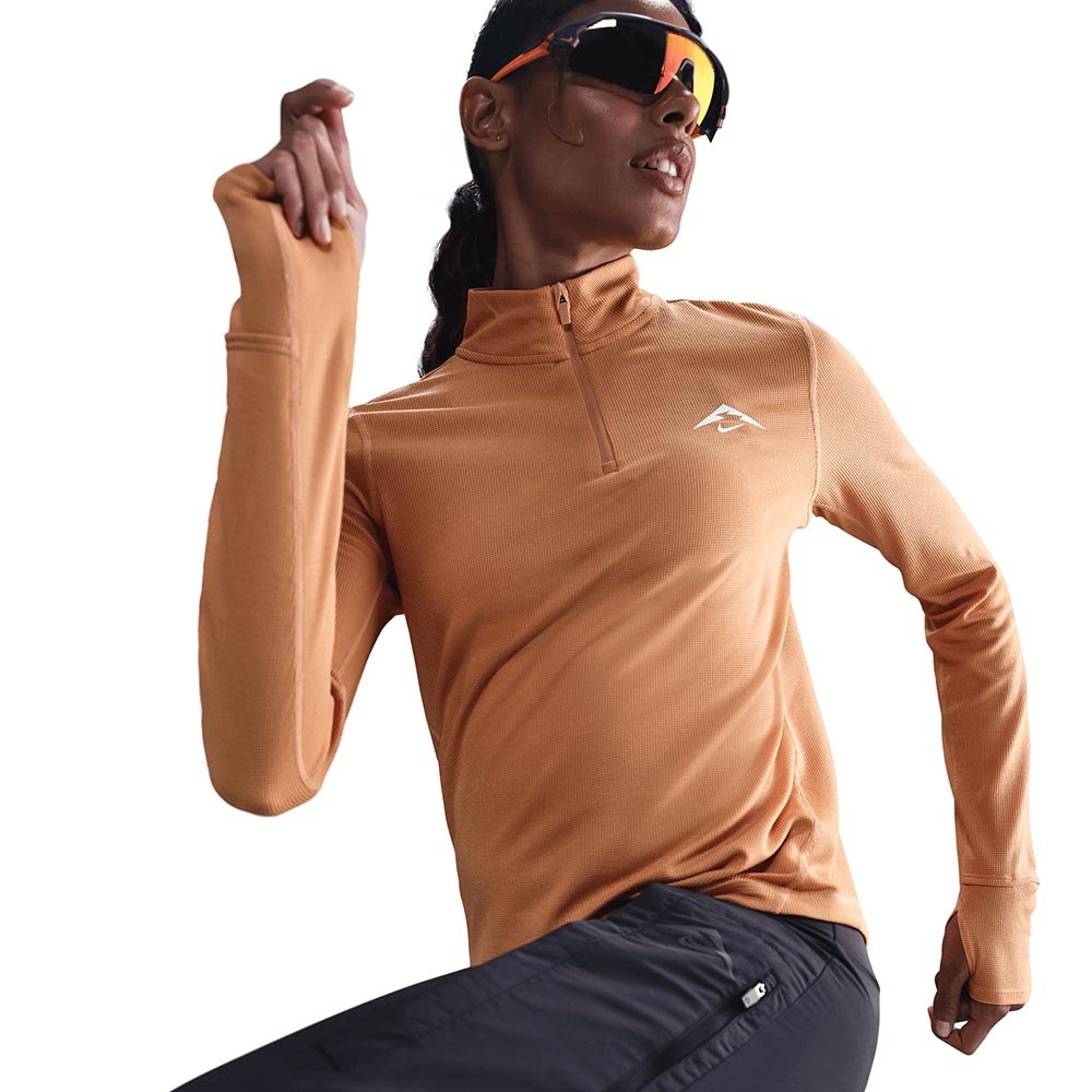Hanorac Nike Trail Dri-FIT Midlayer W Portocaliu
